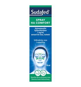 Sudafed XyloSpray HA, 0,1% (1mg/ml), aerozol do nosa, 10 ml