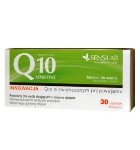 Pharmasis Q10 Sensitive, tabletki do ssania, 30 szt.