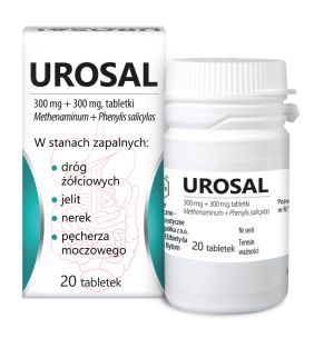 Urosal, 300 mg+300 mg, tabl., 20 szt