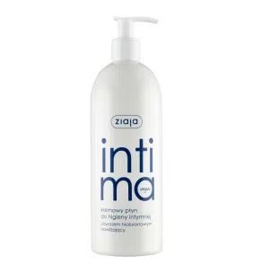Ziaja Intima, kremowy płyn do higieny intymnej z kwasem hialuronowym, 500 ml