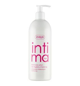 Ziaja Intima, kremowy płyn do higieny intymnej z kwasem mlekowym, 500 ml