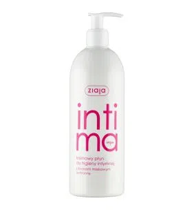 Ziaja Intima, kremowy płyn do higieny intymnej z kwasem mlekowym, 500 ml