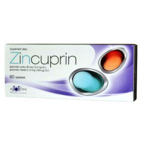 Zincuprin, tabletki, 60 szt.
