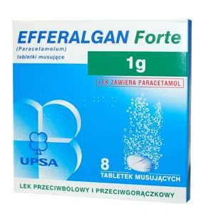 Efferalgan  Forte, 1 g, tabletki musujące, 8 szt.