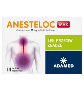 Anesteloc Max, 20 mg, tabletki dojelitowe, 14 szt.