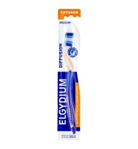 Elgydium Diffusion, szczoteczka do zębów, średnia, 1 szt.