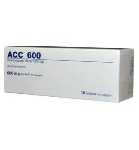 ACC  optima, 600 mg,tabl.mus.,(i.row),InPh,Aust, 10 szt