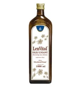 LenVitol olej lniany,tlocz.na zimno,(LenVitol budwig.),250ml