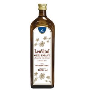 LenVitol olej lniany,tlocz.na zimno,(LenVitol budwig.),250ml