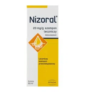 Nizoral, 20 mg/g, szampon leczniczy, 60 ml (butelka)