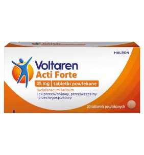 Voltaren Acti Forte, 25 mg, tabletki powlekane, 20 szt.