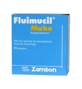 Fluimucil Muko, 200 mg, granulat w saszetkach, 20 szt.