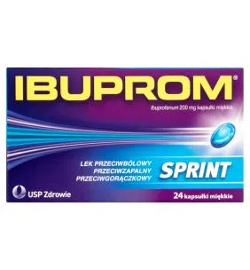 Ibuprom Sprint Caps, 200 mg, kapsułki miękkie, 24 szt.
