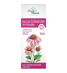 Succus Echinacae Phytopharm, (sok z jeżówki), płyn doustny, 50 ml