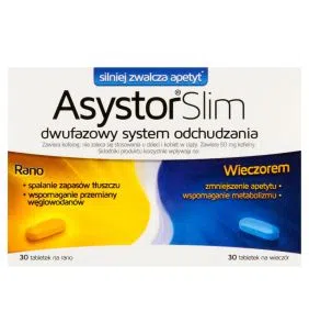 Asystor Slim, tabletki, 60 szt. (30 szt. na rano + 30 szt. na wieczór)