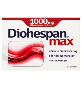 Diohespan max, 1000 mg, tabletki, 30 tabletek