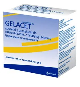 Gelacet, saszetki z proszkiem do rozpuszczenia, 21 szt.