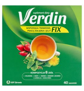 Verdin fix, saszetki, 40 szt.