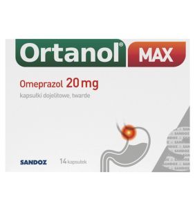 Ortanol Max, 20 mg, kapsułki dojelitowe twarde, 14 szt.