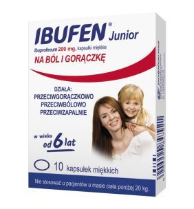 Ibufen Junior, 200 mg, kapsułki miękkie, 10 szt.