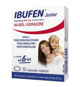 Ibufen Junior, 200 mg, kapsułki miękkie, 10 szt.