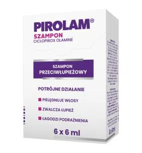 Pirolam, szampon, saszetki, 6 ml, 6 szt.