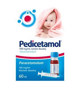 Pedicetamol, 100 mg/ml, roztwór doustny, 60 ml