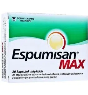 Espumisan MAX, kapsułki miękkie, 20 szt.