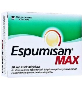 Espumisan MAX, kapsułki miękkie, 20 szt.
