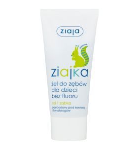 Ziaja, Ziajka, żel do zębów dla dzieci bez fluoru, 50 ml