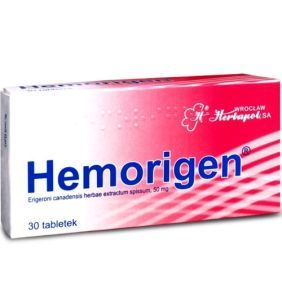 Hemorigen, 50 mg, tabletki, 30 szt,bl(3x10)