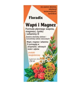 Floradix Wapń i Magnez, płyn, 250 ml