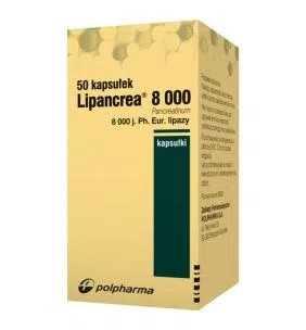 Lipancrea, 8000 j. lipazy, kapsułki, 50 szt.