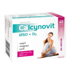 Calcynovit 1250+D3, tabletki, 60 szt.