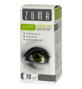 Zuma świetlik plus, łagodzące krople do oczu, 10 ml