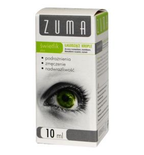 Zuma świetlik plus, łagodzące krople do oczu, 10 ml