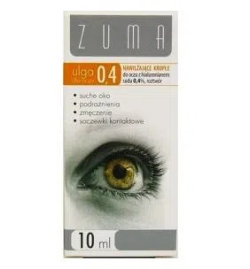 Zuma Noka 0.4 ulga dla oczu, krople do oczu z hialuronianem 0,4%, 10 ml