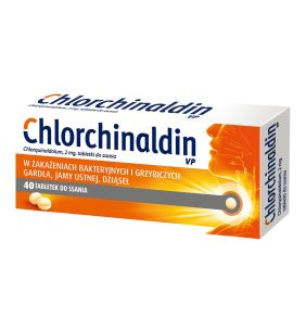 Chlorchinaldin  VP, 2 mg, tabletki do ssania, 40 szt.
