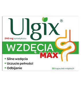 Ulgix Wzdęcia Max, kapsułki miękkie, 30 szt.