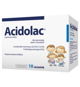 Acidolac, liofilizat doustny, 3 g, 10 saszetek