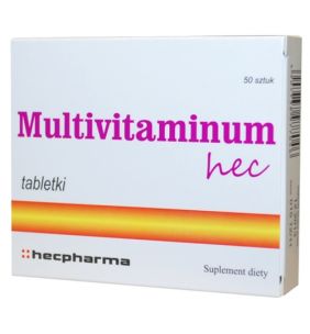 Multivitaminum hec, tabl., 50 szt