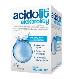 Acidolit, proszek bezsmakowy dla niemowląt, 4,35 g,10 saszetek
