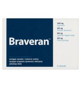 Braveran, tabletki, 8 szt.