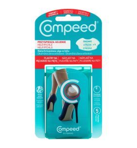 Compeed, plastry na pęcherze na piętę dla kobiet, 5 szt.