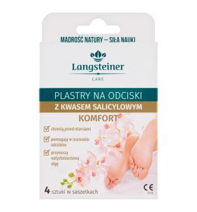 Plastry na odciski z kwasem salicylowym, 4 szt