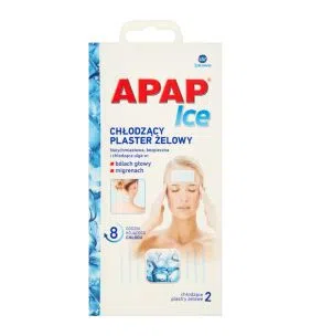 Apap Ice, chłodzący plaster hydrożelowy, 2 szt, 1 saszetka