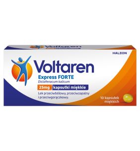Voltaren Express Forte, 25 mg, kapsułki miękkie, 10 szt.