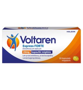 Voltaren Express Forte, 25 mg, kapsułki miękkie, 20 szt.