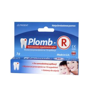 Plomb-R, tymczasowe wypełnienie zęba, pasta, 3 g