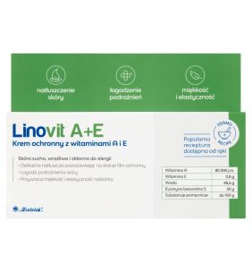 Linovit A+E, krem ochronny z witaminami A i E, 50 g